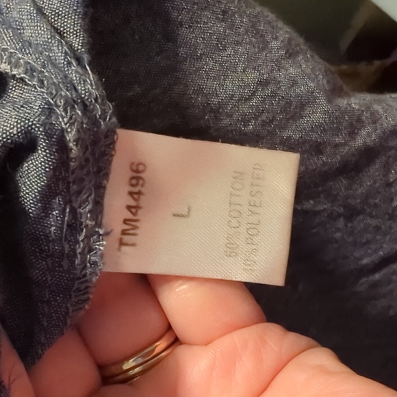 THML Chambray Embroidered Tunic Top - Picture 4 of 6